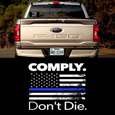Comply Don't Die Bumper Sticker